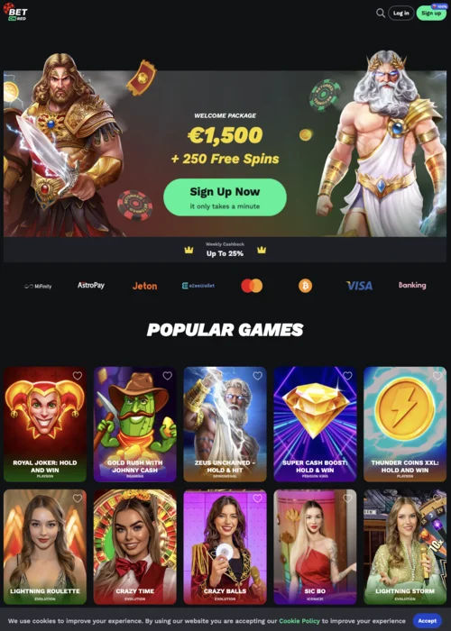 Oficjalna wersja BetOnRed Casino